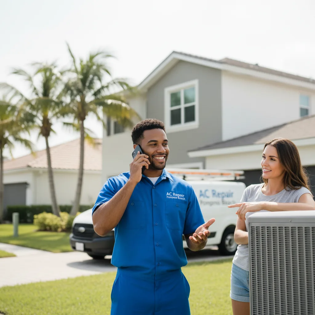 AC Repair Pompano Beach customer support in Melcher Dallas